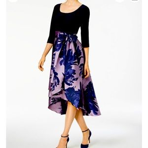 R&M Richards high low xmas/cocktail/wedding guest Dress- Size Small